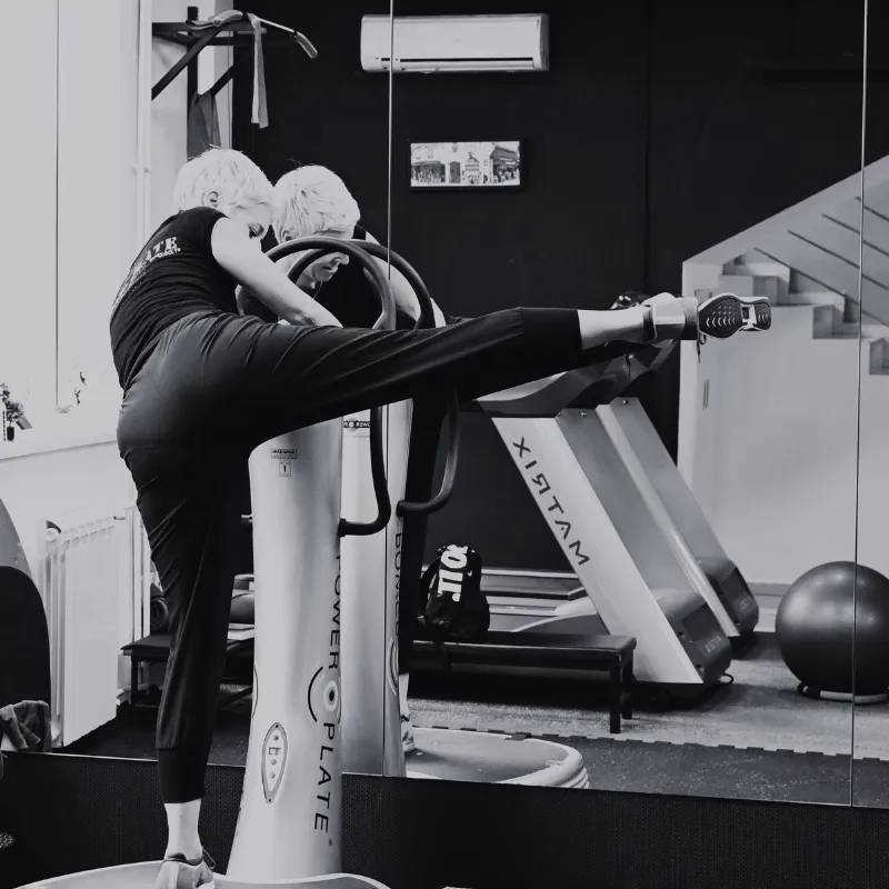 Power Plate priprema za boks i kik boks