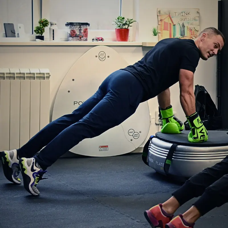 Boks i trening snage